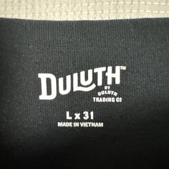 Duluth Trading Women’s Large Lx31 Black NoGA Naturale Cotton Knit Pants - Picture 7 of 12